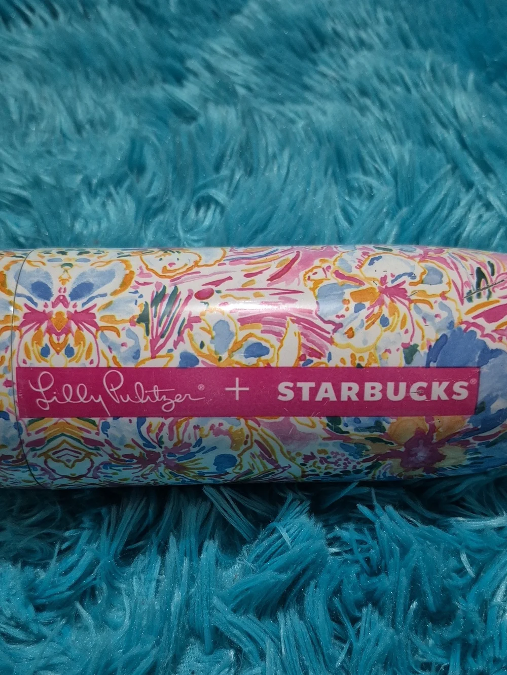 Lilly Pulitzer x Starbucks Pink Floral Insulated Bottle